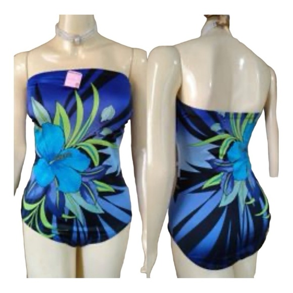 Longitude Floral Strapless One
Piece Swimsuit size 16 - Picture 1 of 8